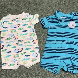 Carter’s boy rompers